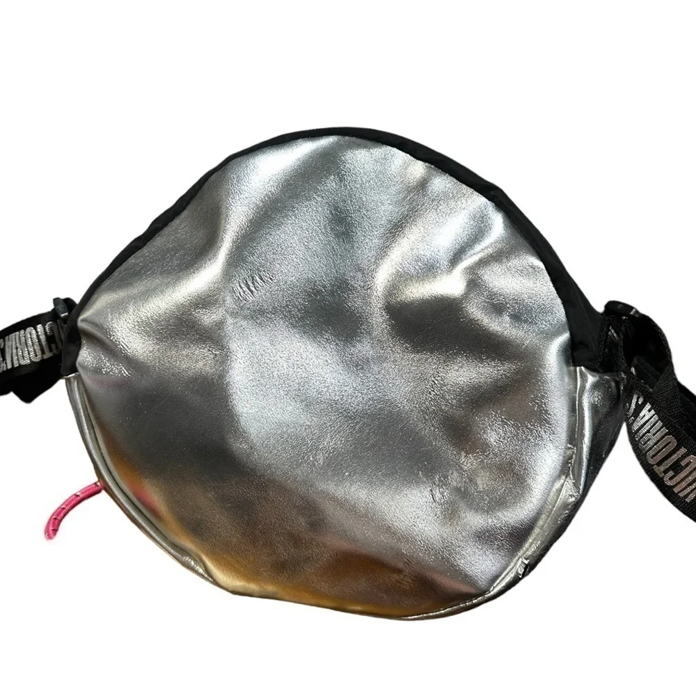 Victoria’s Secret Silver and Black Backpack
